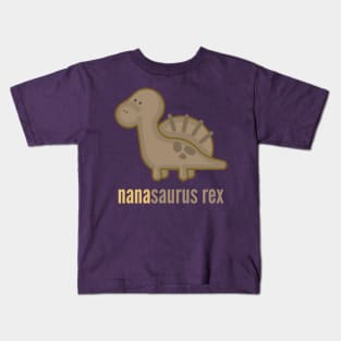 Nanasaurus Rex T-Shirt Dinosaur Family Shirts Kids T-Shirt